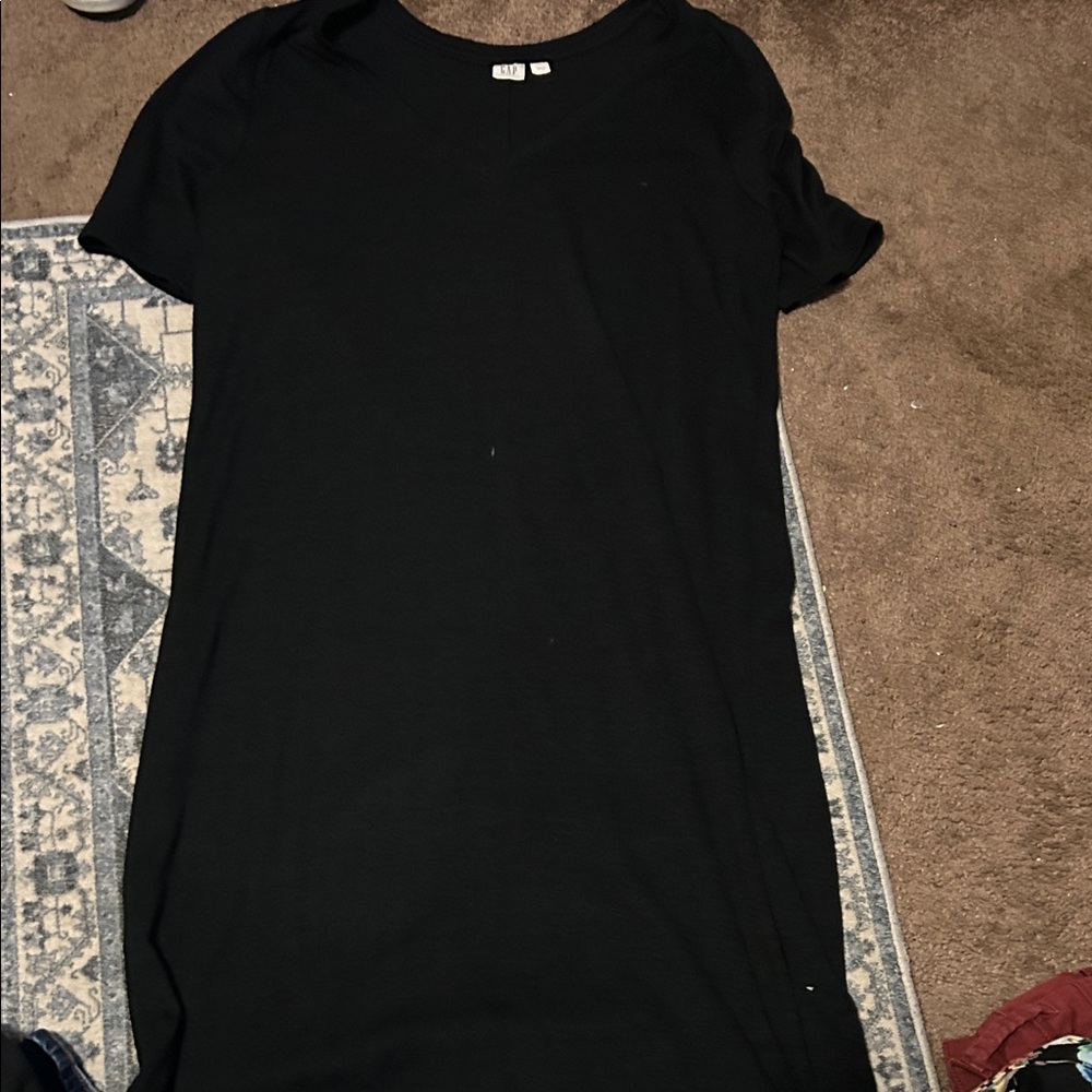 GAP Black V-Neck Dress
